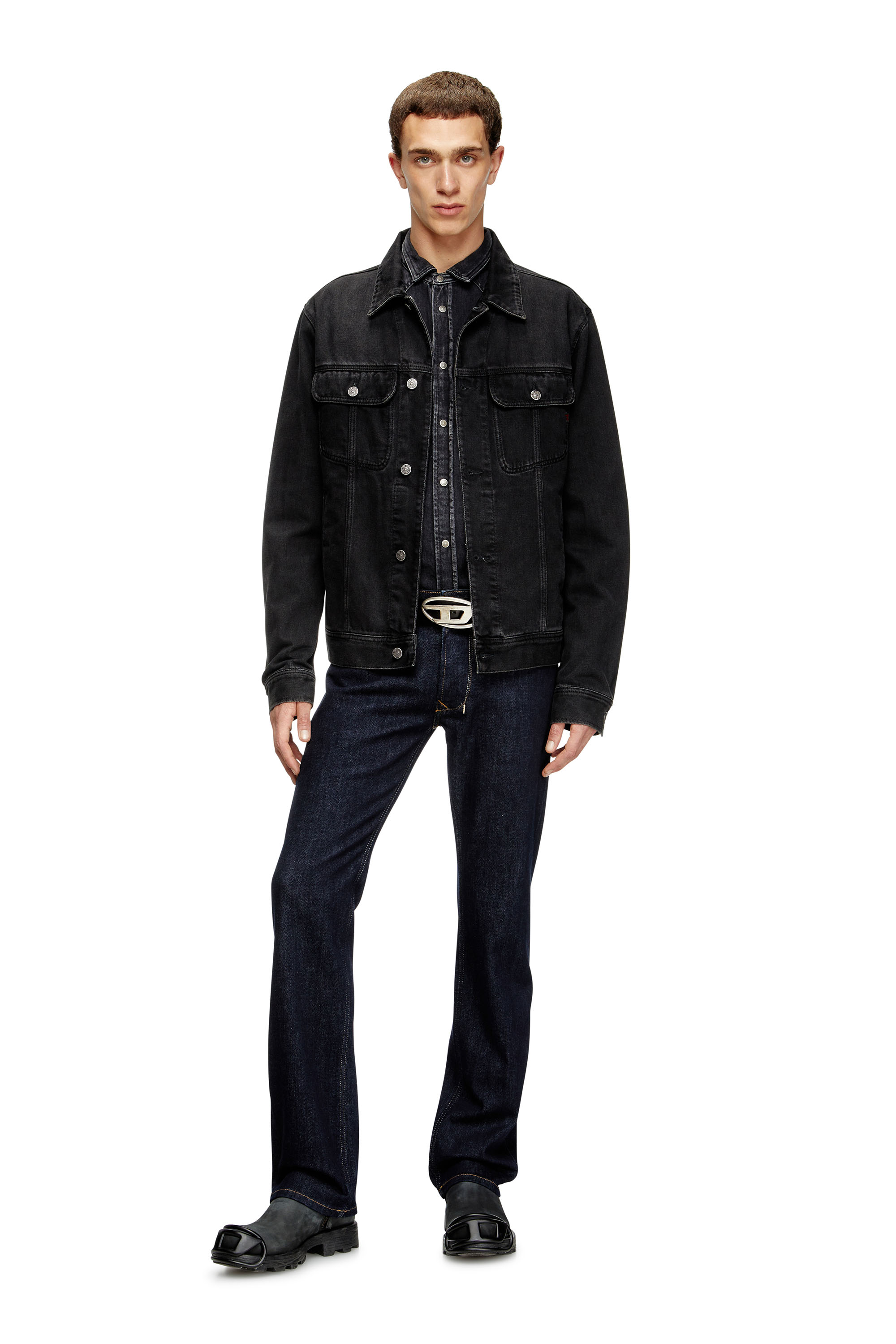 Diesel - Man's Regular Jeans 1985 Larkee 0DBEJ, Dark Blue - 2