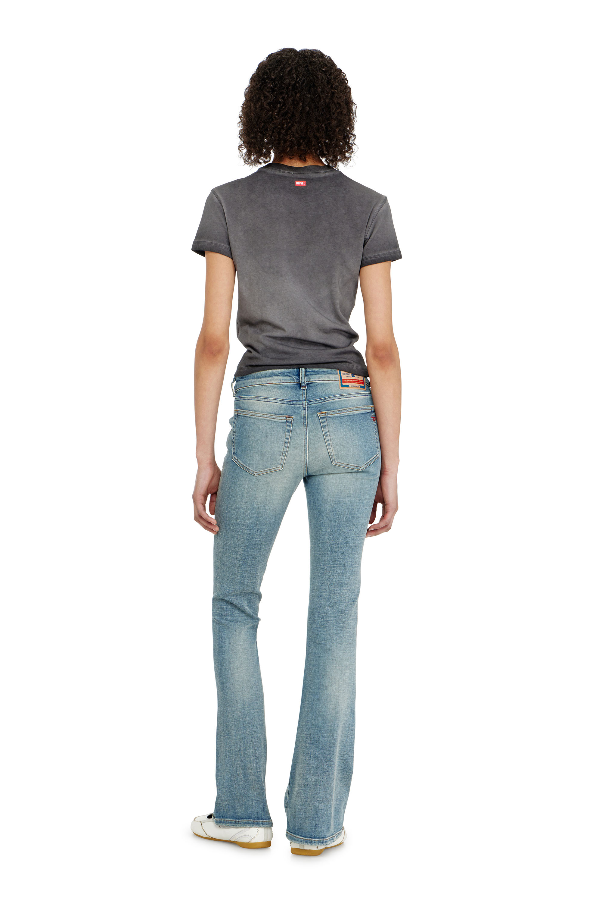 Diesel - Woman's Bootcut Jeans 1969 D-Ebbey 09P42, Light Blue - 3