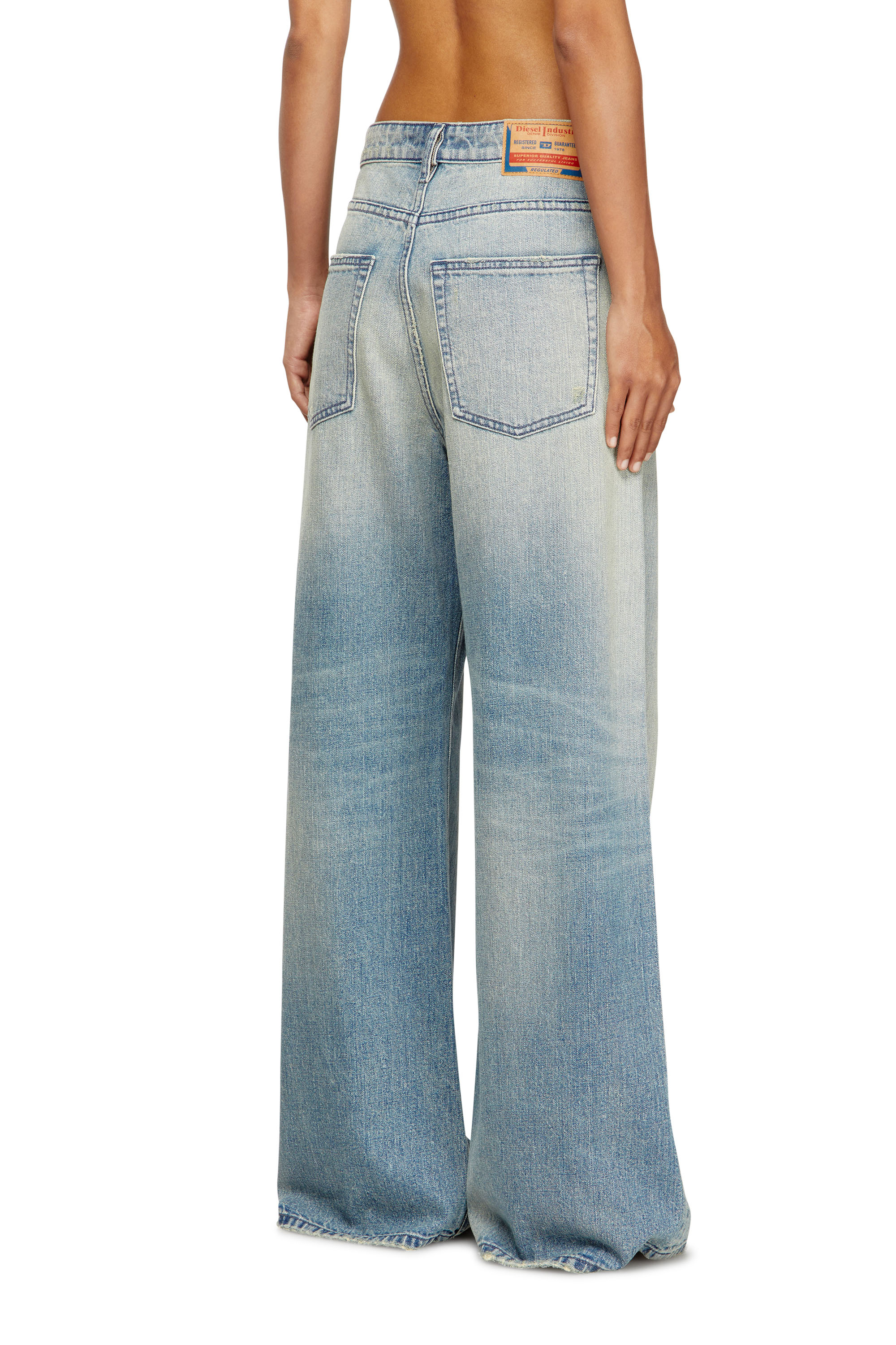 Diesel - Woman's Relaxed Jeans 1996 D-Sire 0DBEC, Light Blue - 4