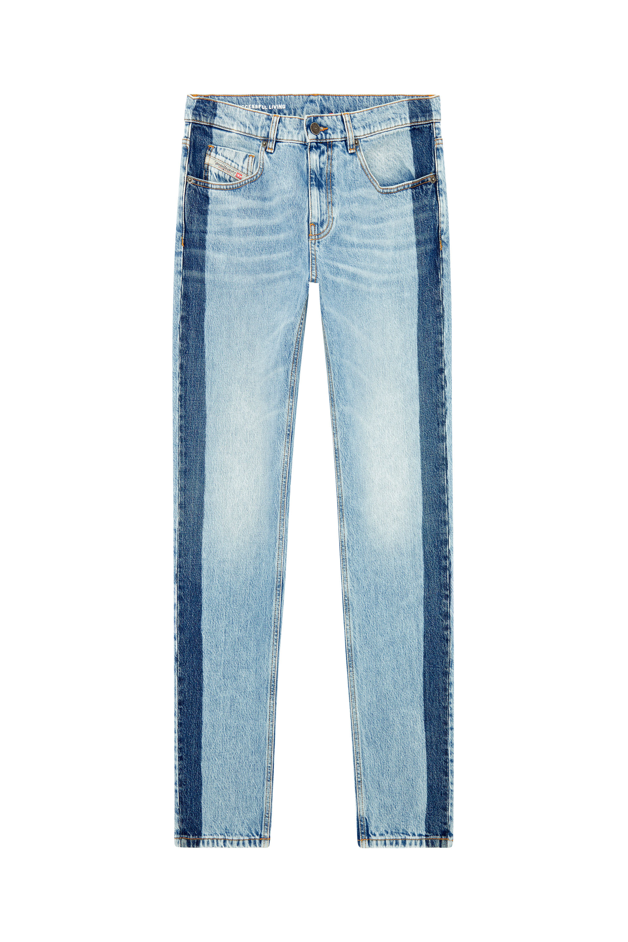 Diesel - Slim Jeans 2019 D-Strukt 0GHAC, Light Blue - Image 5