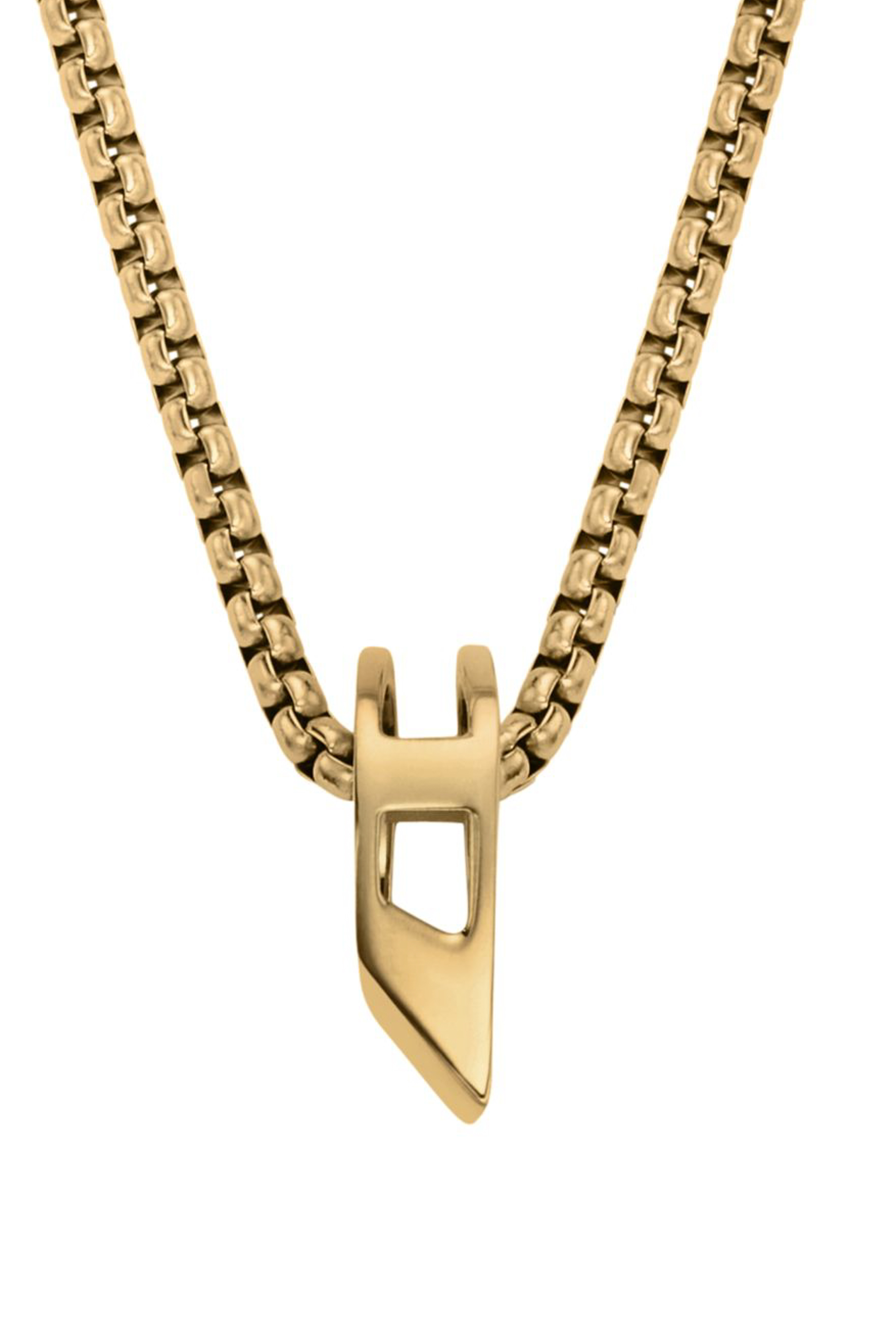 Diesel - DX1670710 JEWELLERY, Unisex's Stainless Steel Pendant Necklace in Gold - 2