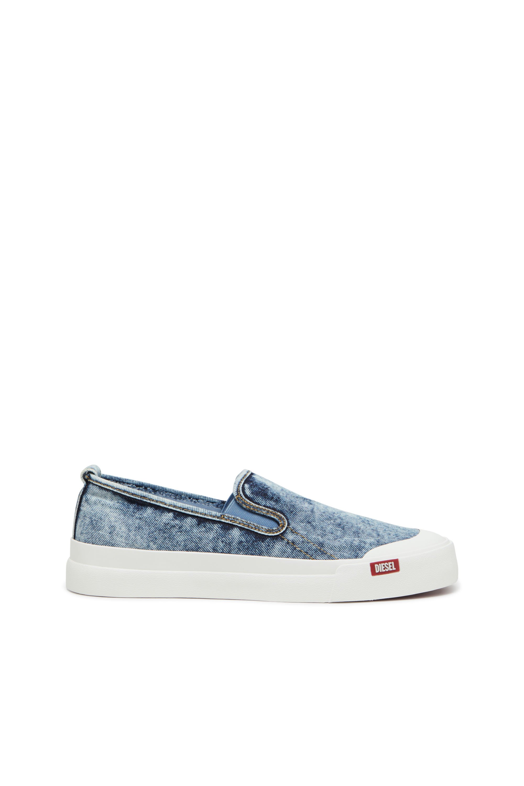 Diesel - S-ATHOS NMD SO, Man's S-Athos-Denim slip-on sneakers in Blue - 1