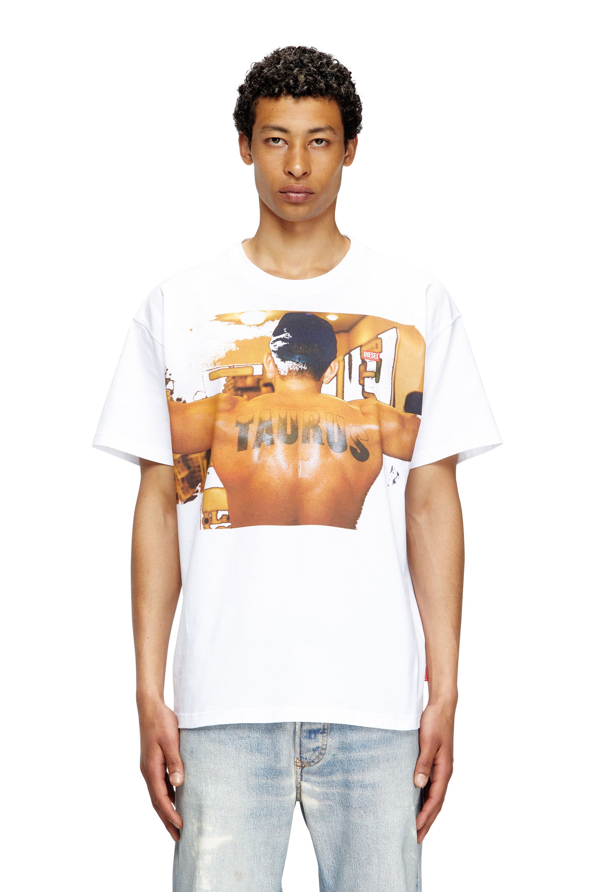 Diesel - PR-T-NORM-TOM25-1, Unisex's T-shirt with graphic print in White - 2