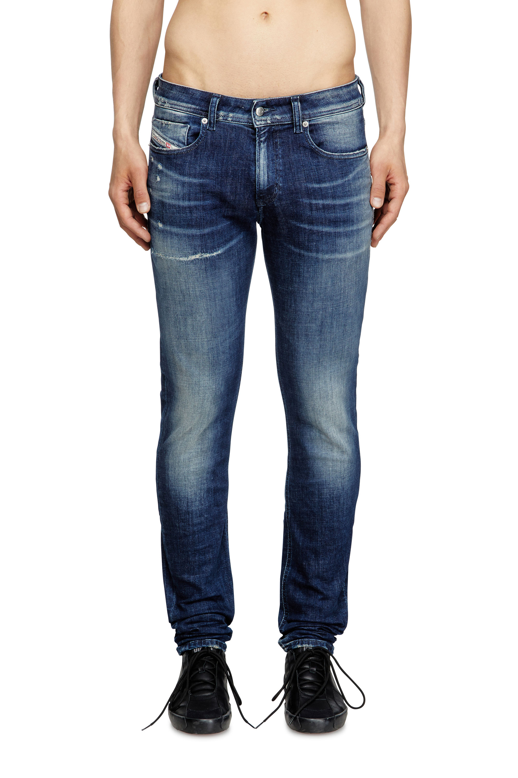 Diesel - Man's Skinny Jeans 1979 Sleenker 09L97, Dark Blue - 3