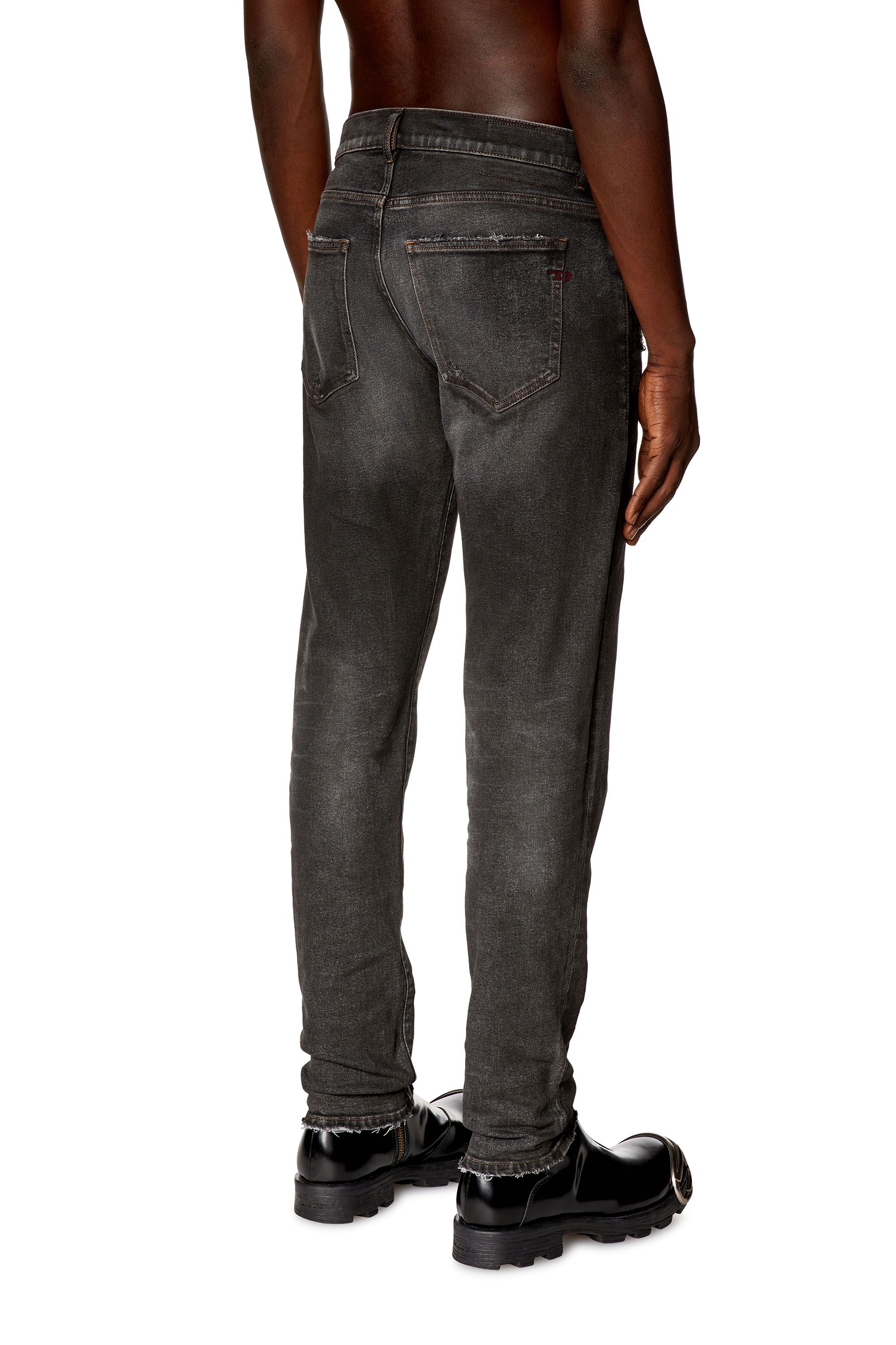Diesel - Slim Jeans 2019 D-Strukt E9D78, Black/Dark grey - Image 2