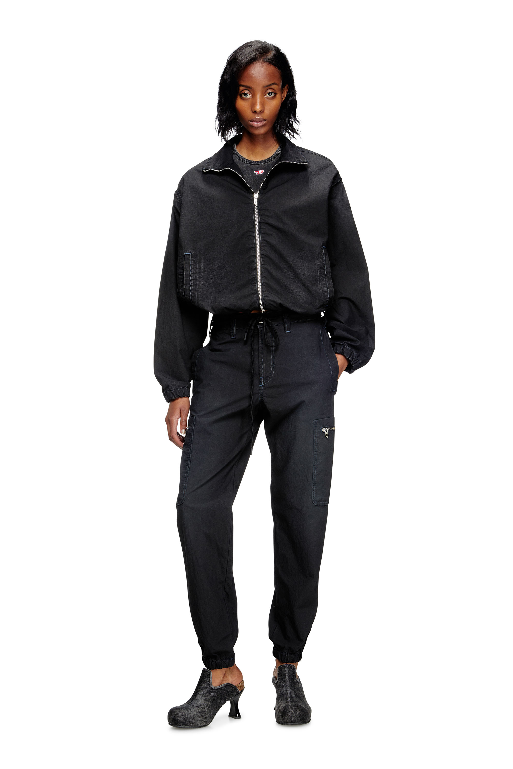 Diesel - Unisex's Slim D-Lab JoggJeans&reg; 068SJ, Black/Dark grey - 4