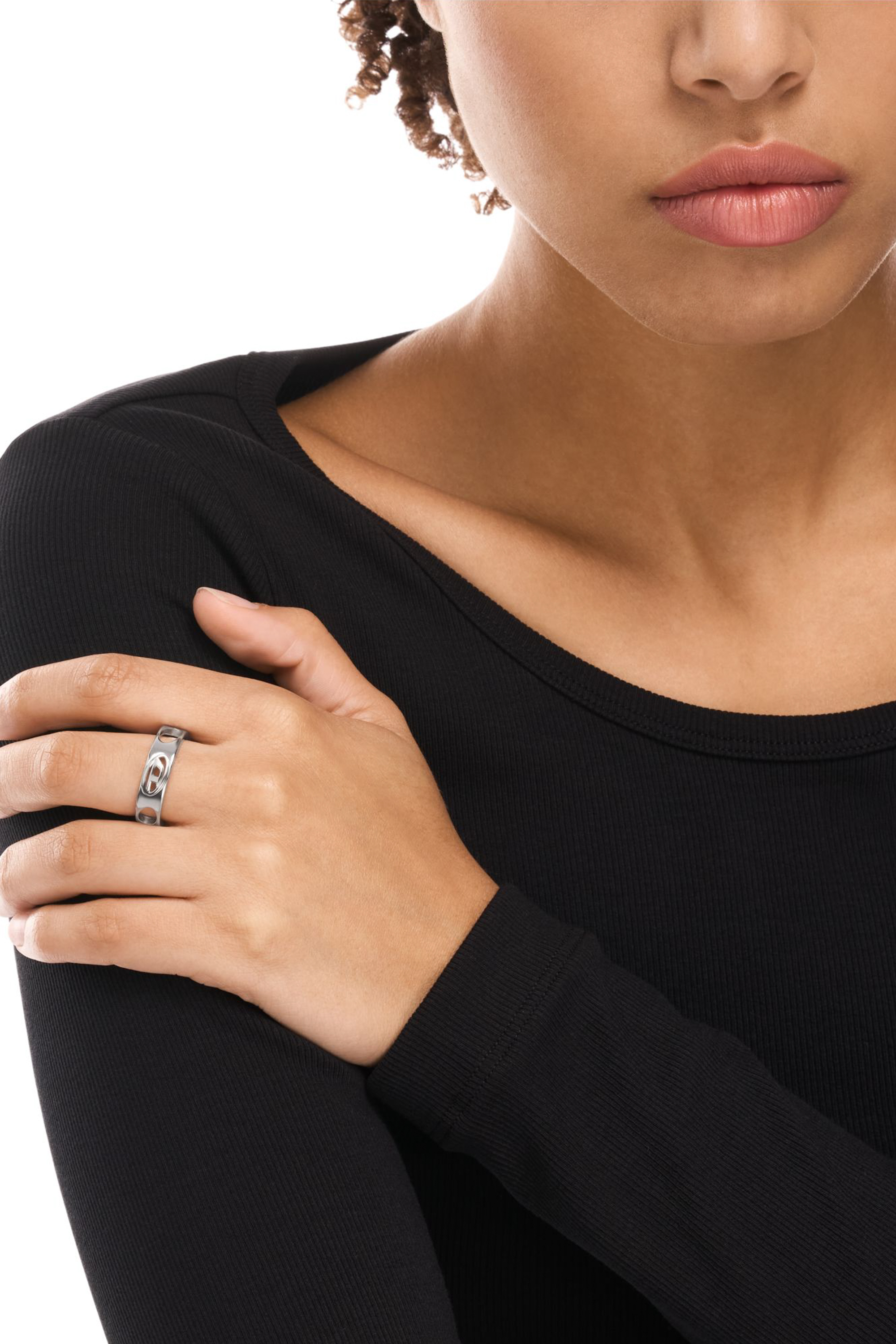 Diesel - DX166540 JEWELLERY, Unisex's Stainless Steel Band Ring in Silver - 4