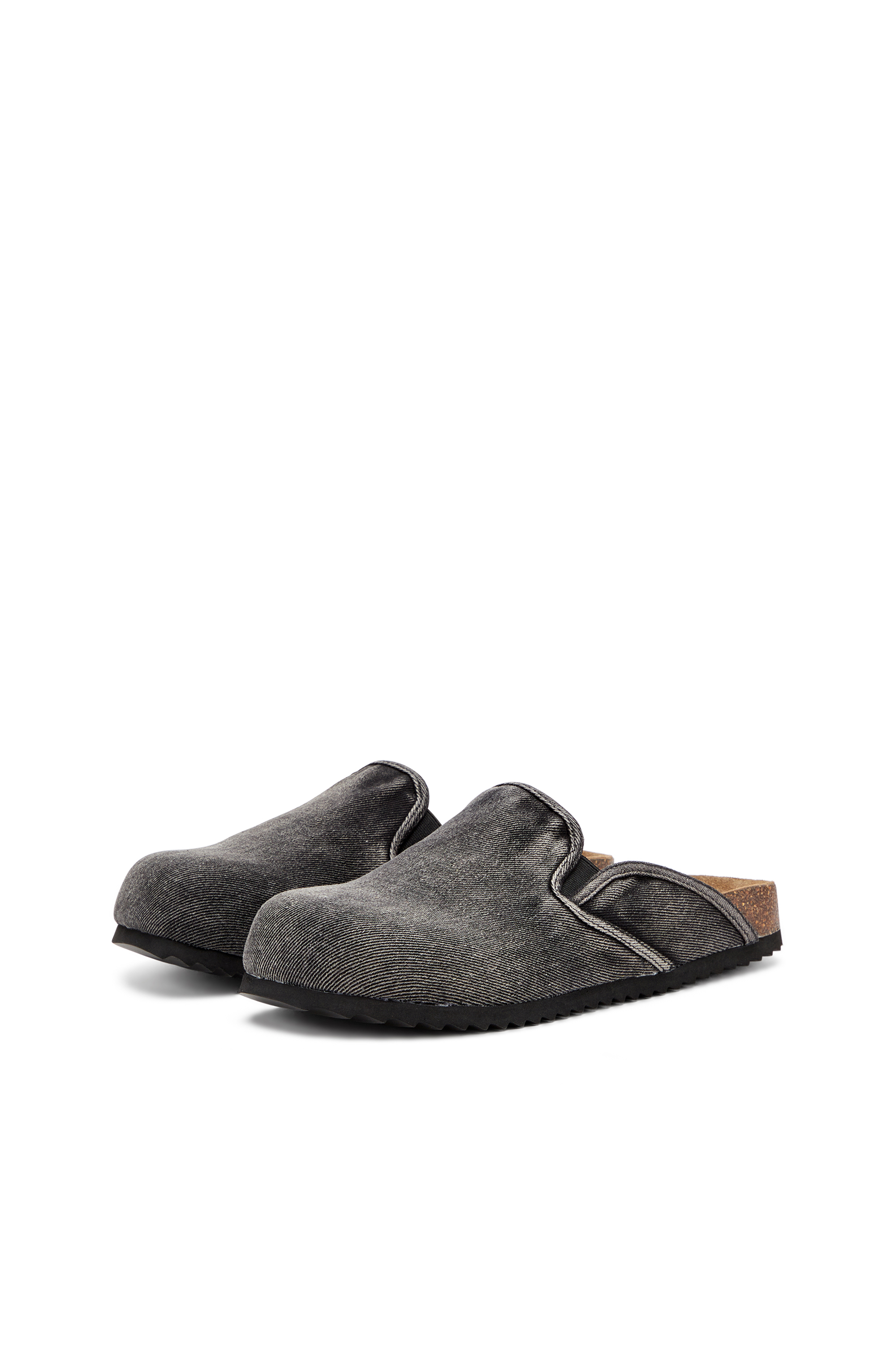 D-WOODSTOCK SLIP-ON, Black Diesel - D-WOODSTOCK SLIP-ON, Man's D-Woodstock-Denim mules in Black - 8