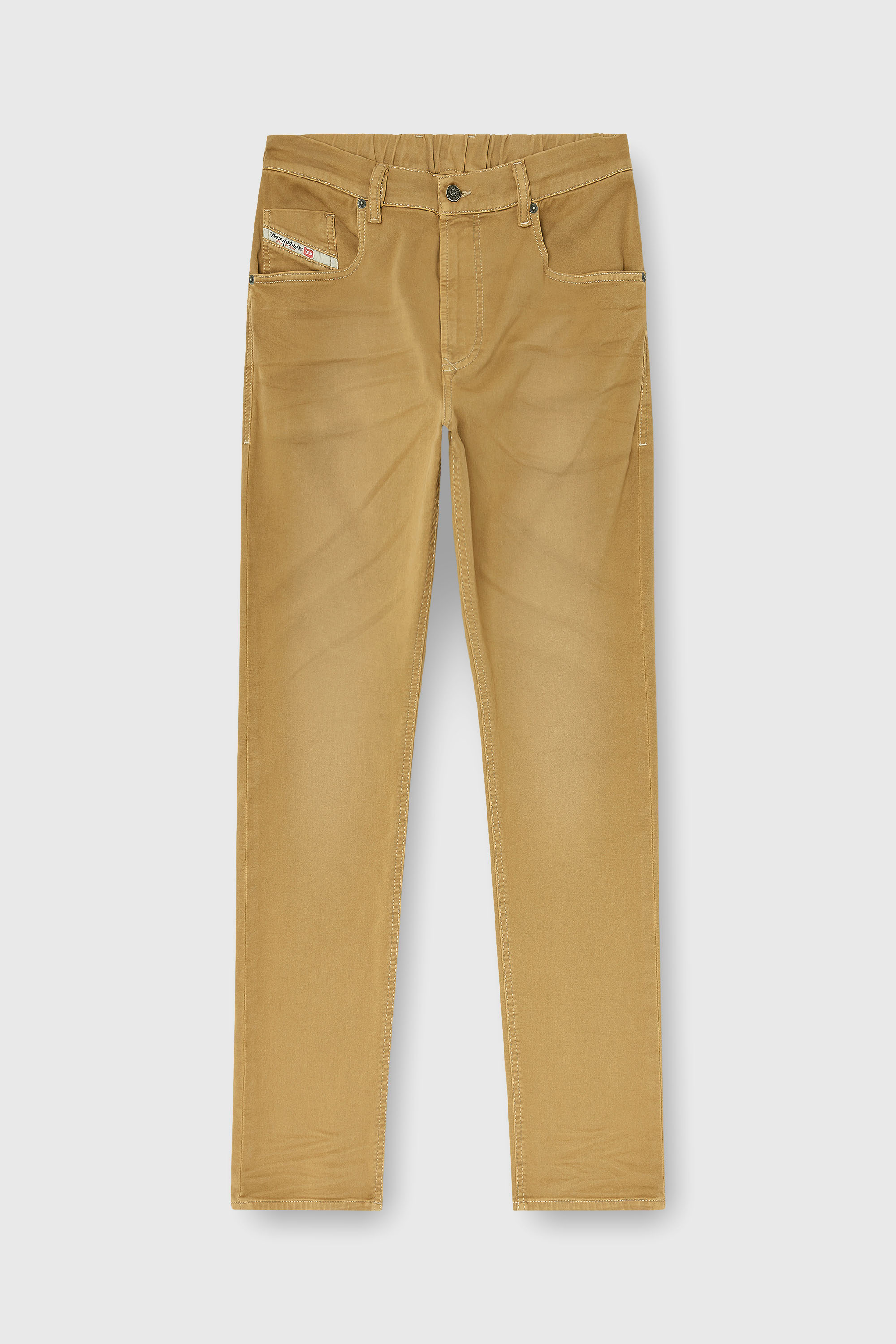 Diesel - Man's Regular 2032 D-Krooley-BW Joggjeans&reg; 0670M, Dark Beige - 6