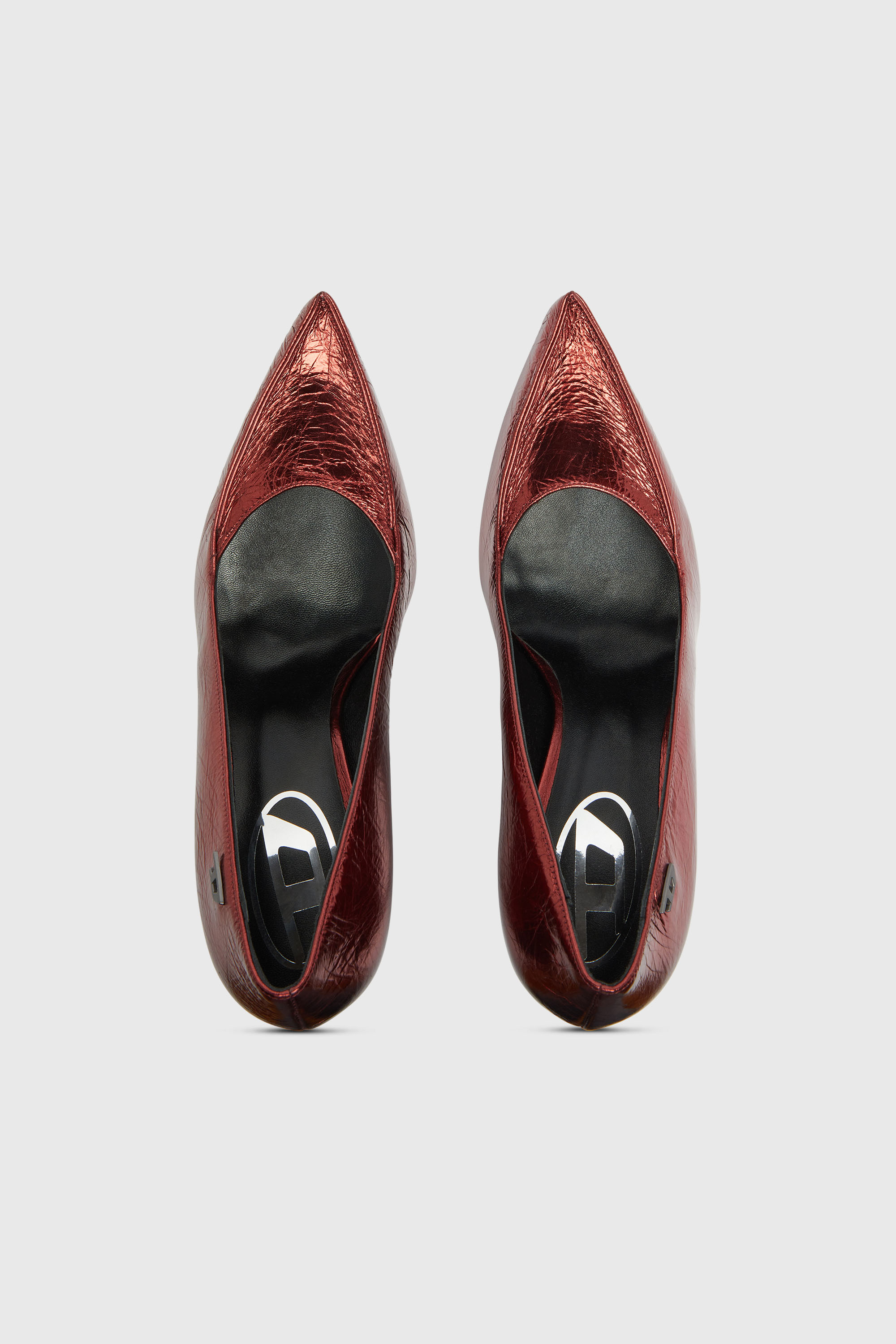 Diesel - D-LUCETTE-90-PUMP D, Woman's D-Lucette-Pumps in mirror leather in null - 4