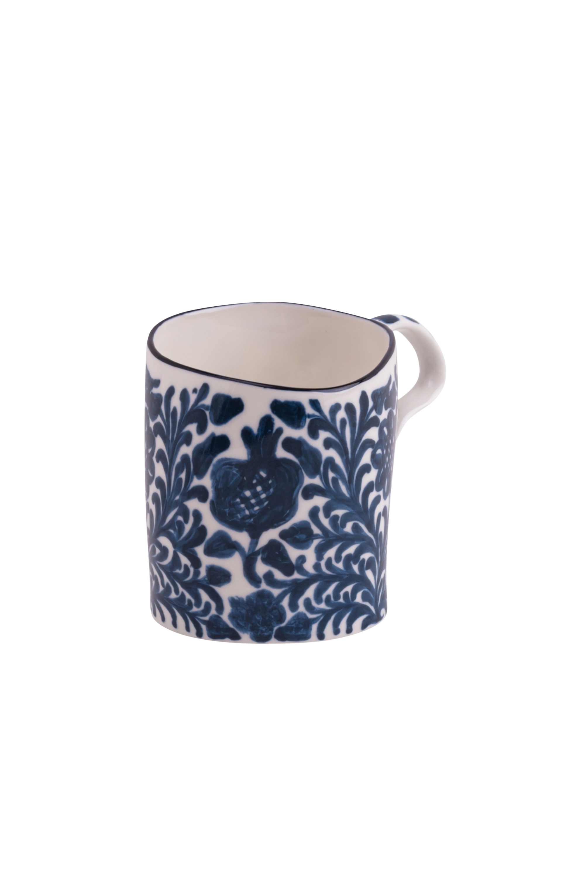 Diesel - 11267 PORCELAIN MUG "CLASSIC ON ACID" -, Unisex's Porcelain mug in White/Blue - 2