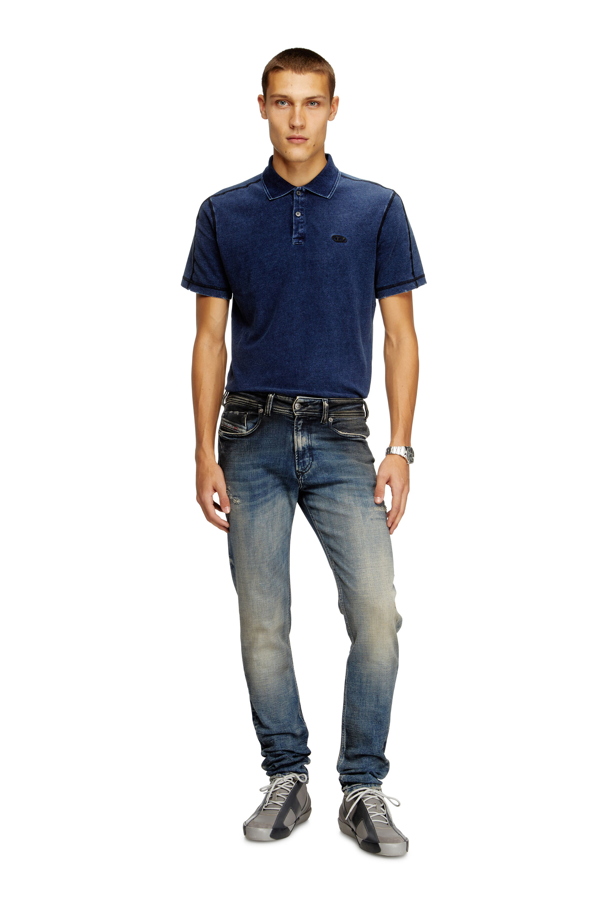 Diesel - Man's Skinny Jeans 1979 Sleenker 09N15, Medium blue - 1