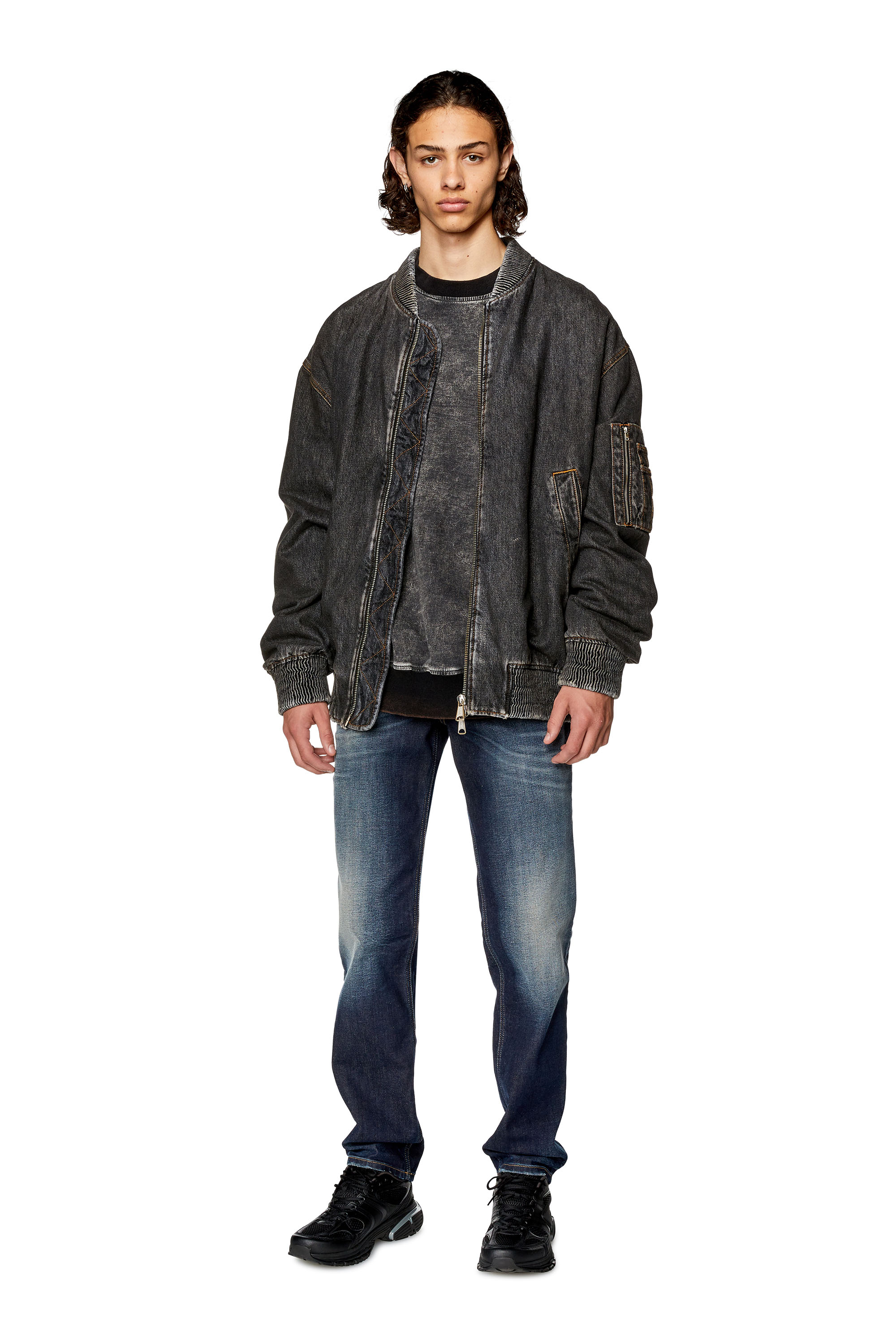 Diesel - Tapered Jeans 2023 D-Finitive 09G27, Dark Blue - Image 4