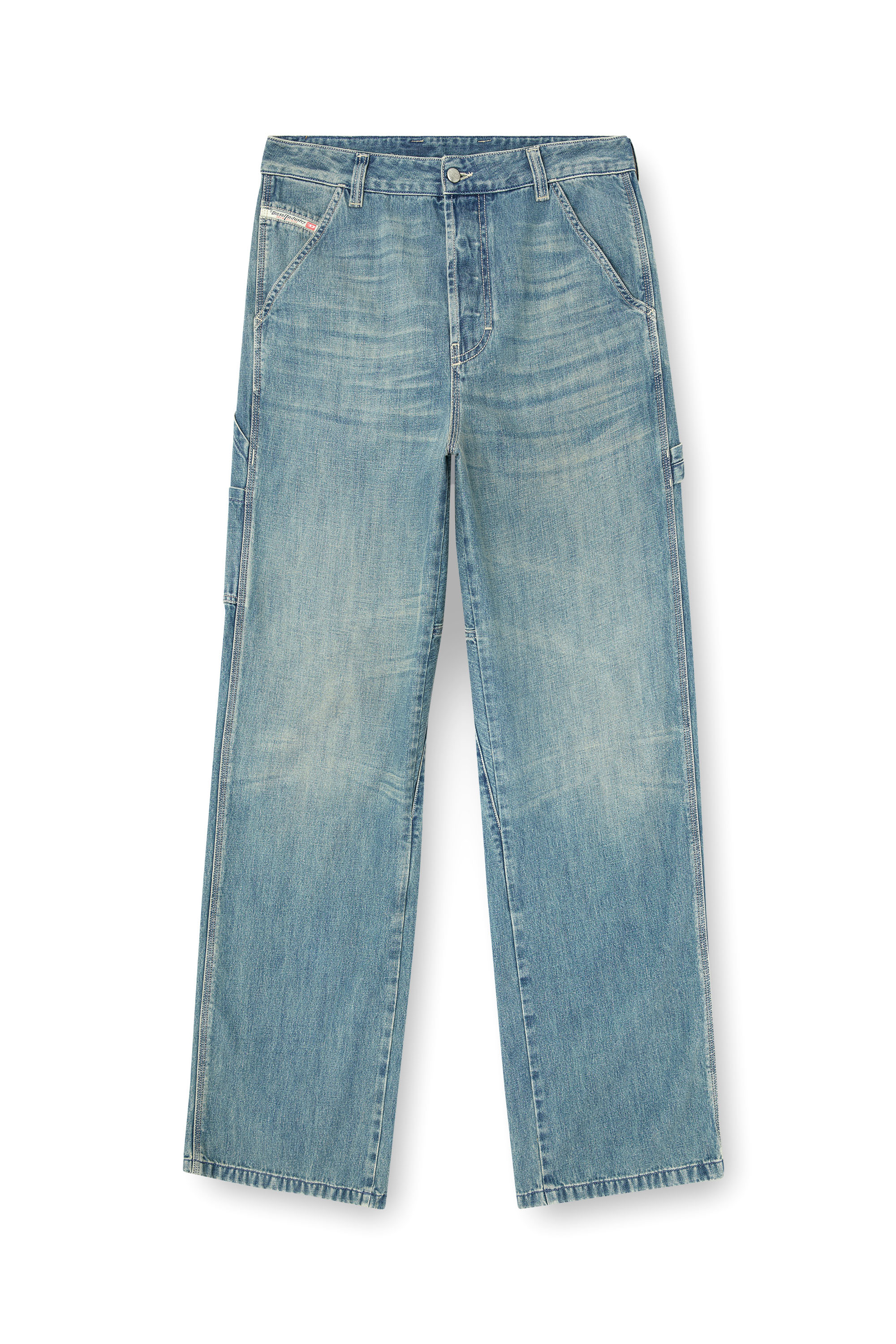 Diesel - Man's Relaxed Jeans D-Livery 068SK, Light Blue - 2