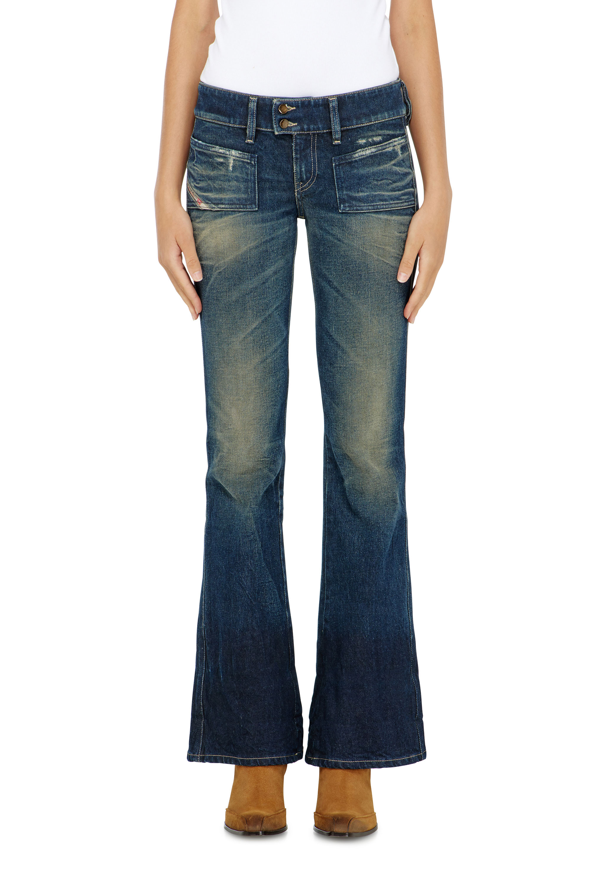 Diesel - Woman's Bootcut Jeans D-Hush 007EH, Dark Blue - 4