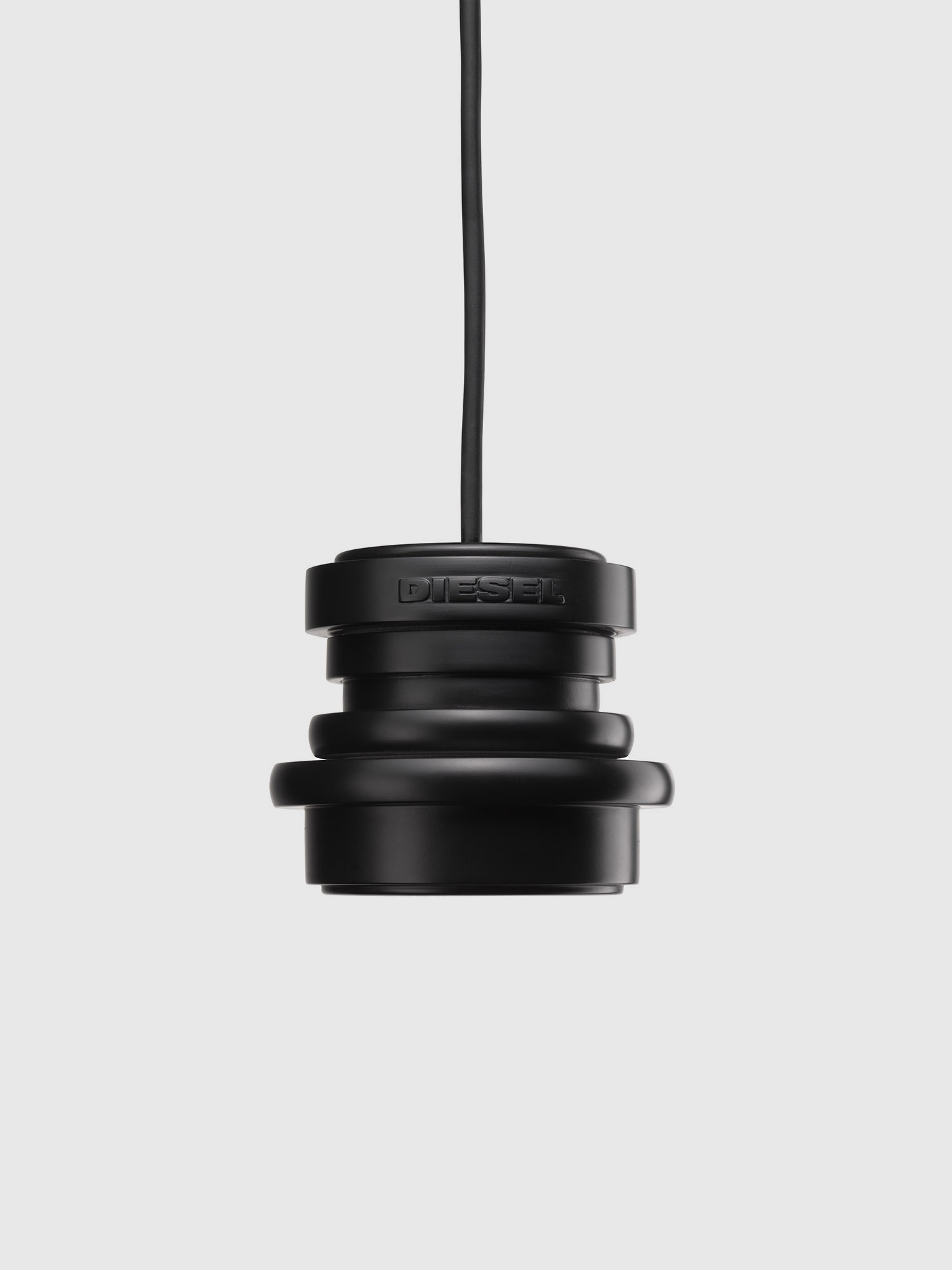 Diesel - TOOL PICCOLA SOSP, Unisex's Small lighting inspired by a reflex camera lens in Black - 1