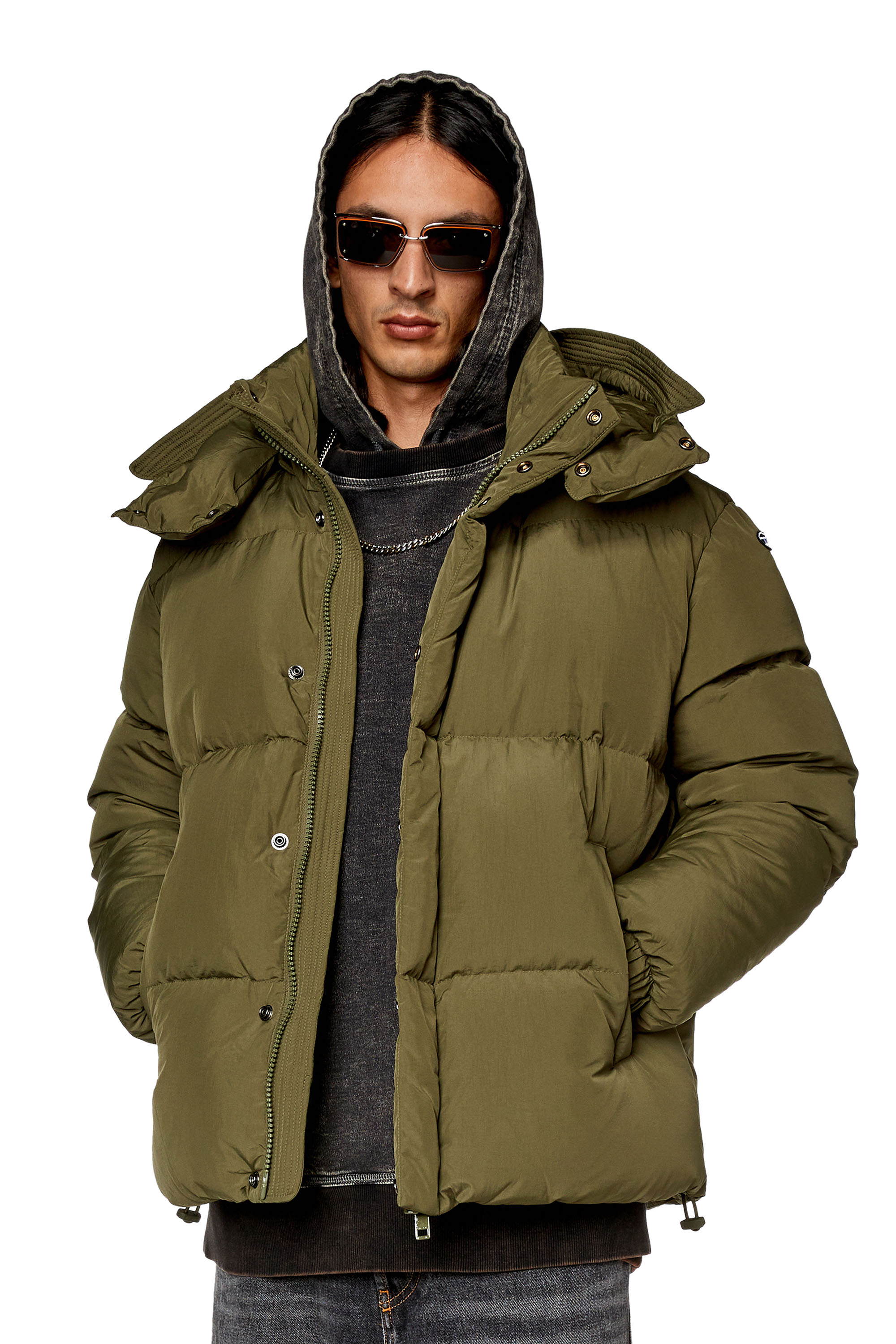 Diesel - W-ROLFYS, Olive Green - Image 1