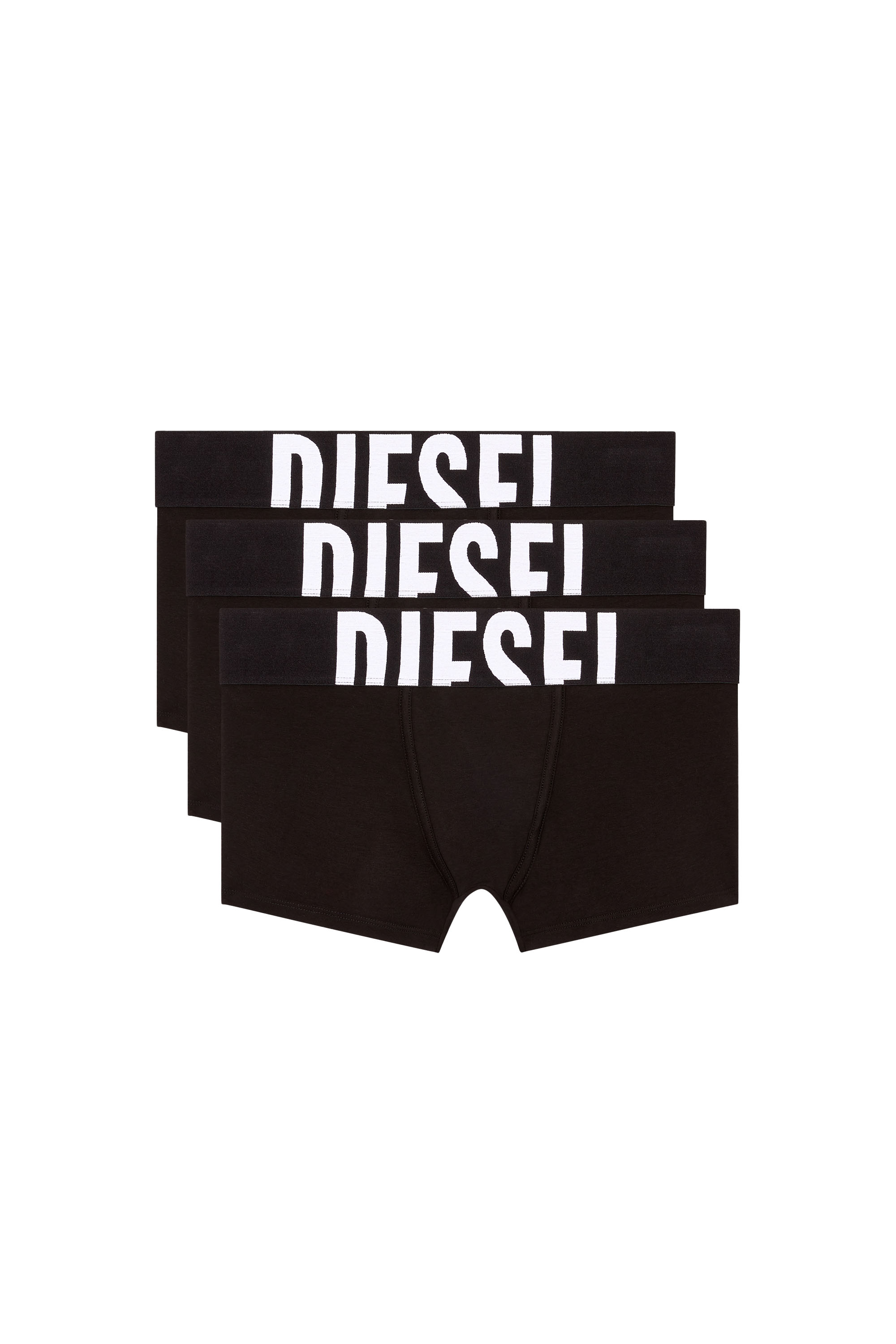 Diesel - UMBX-DAMIENTHREEPACK-5.5EL, Man's Three-pack boxer briefs in stretch cotton in Black - 2