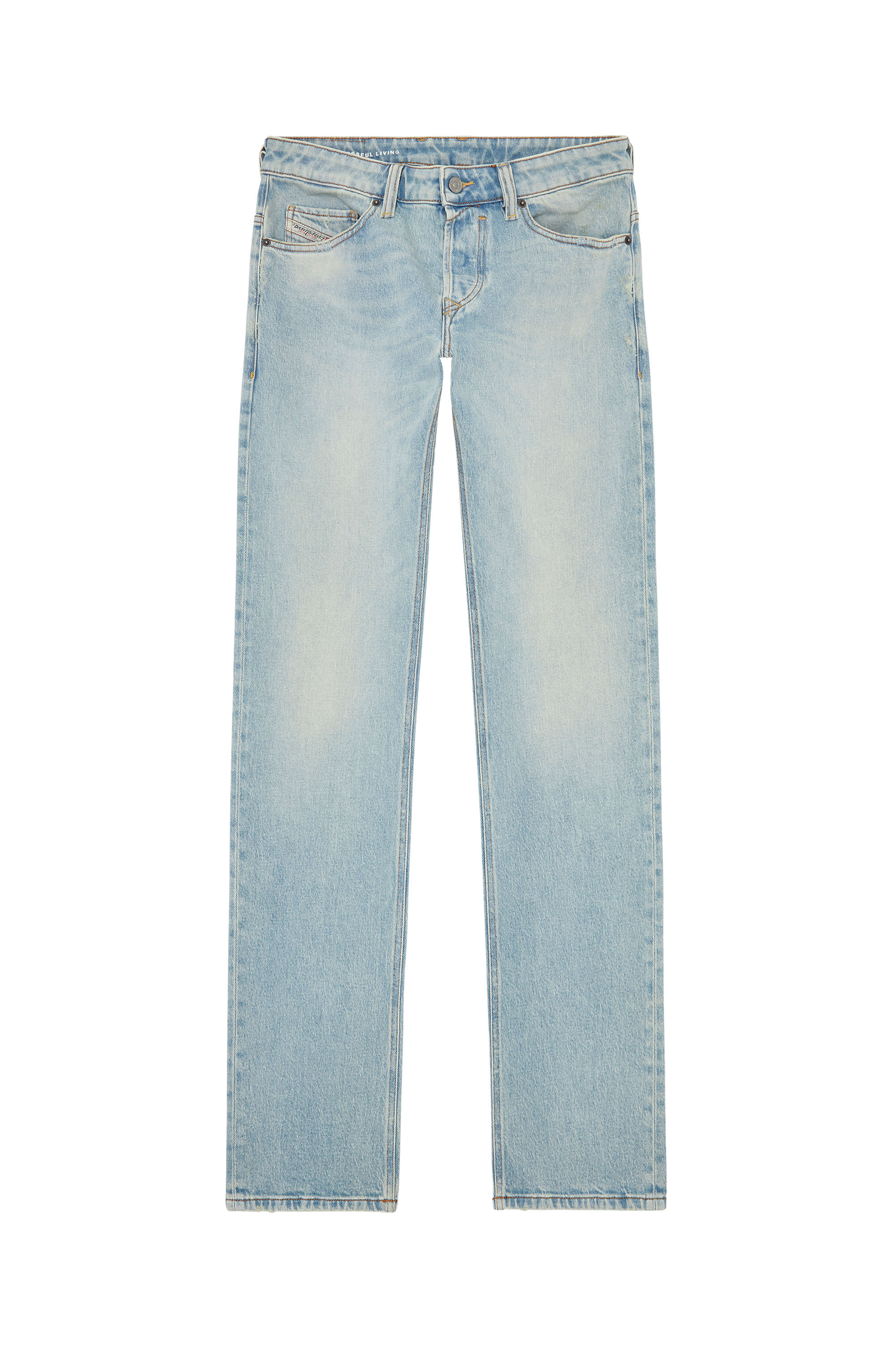 Diesel - Straight Jeans Safado 09H41, Light Blue - Image 5