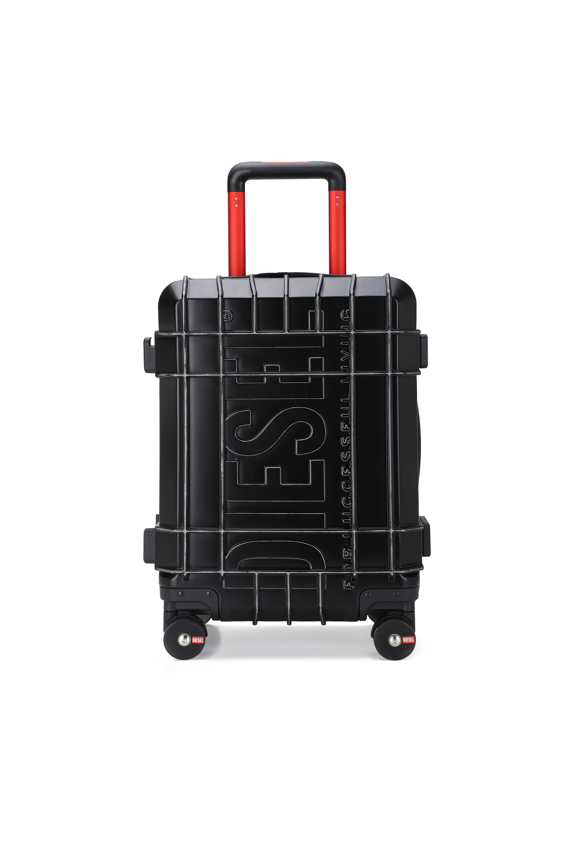 Diesel - DIESEL PC STRONG IMAGE TROLLEY- DSL003, Unisex's Rugged carry‑on suitcase 20" in Black - 1