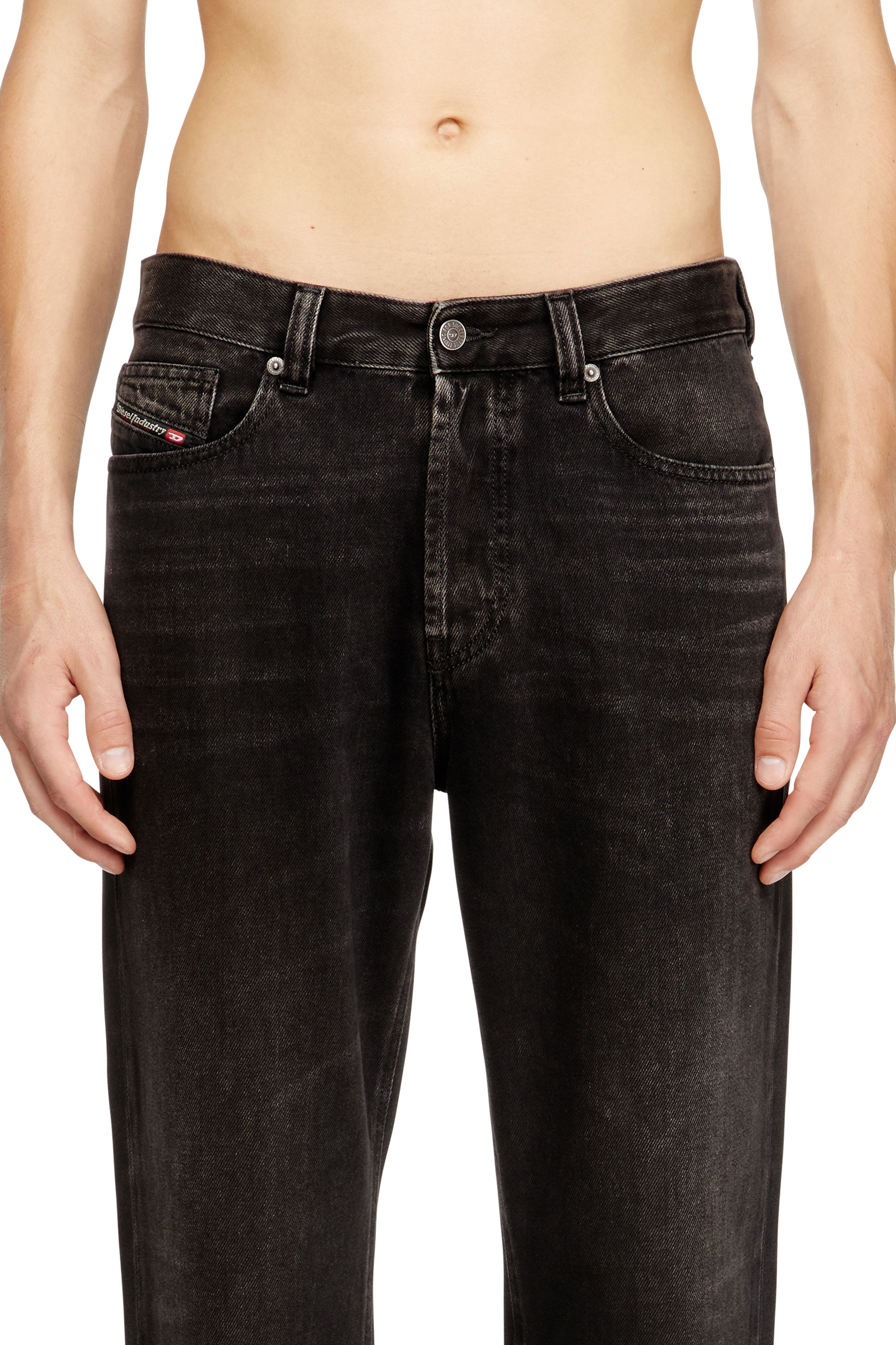 Diesel - Man's Regular Jeans 2024 D-Macs 09J96, Black/Dark grey - 5