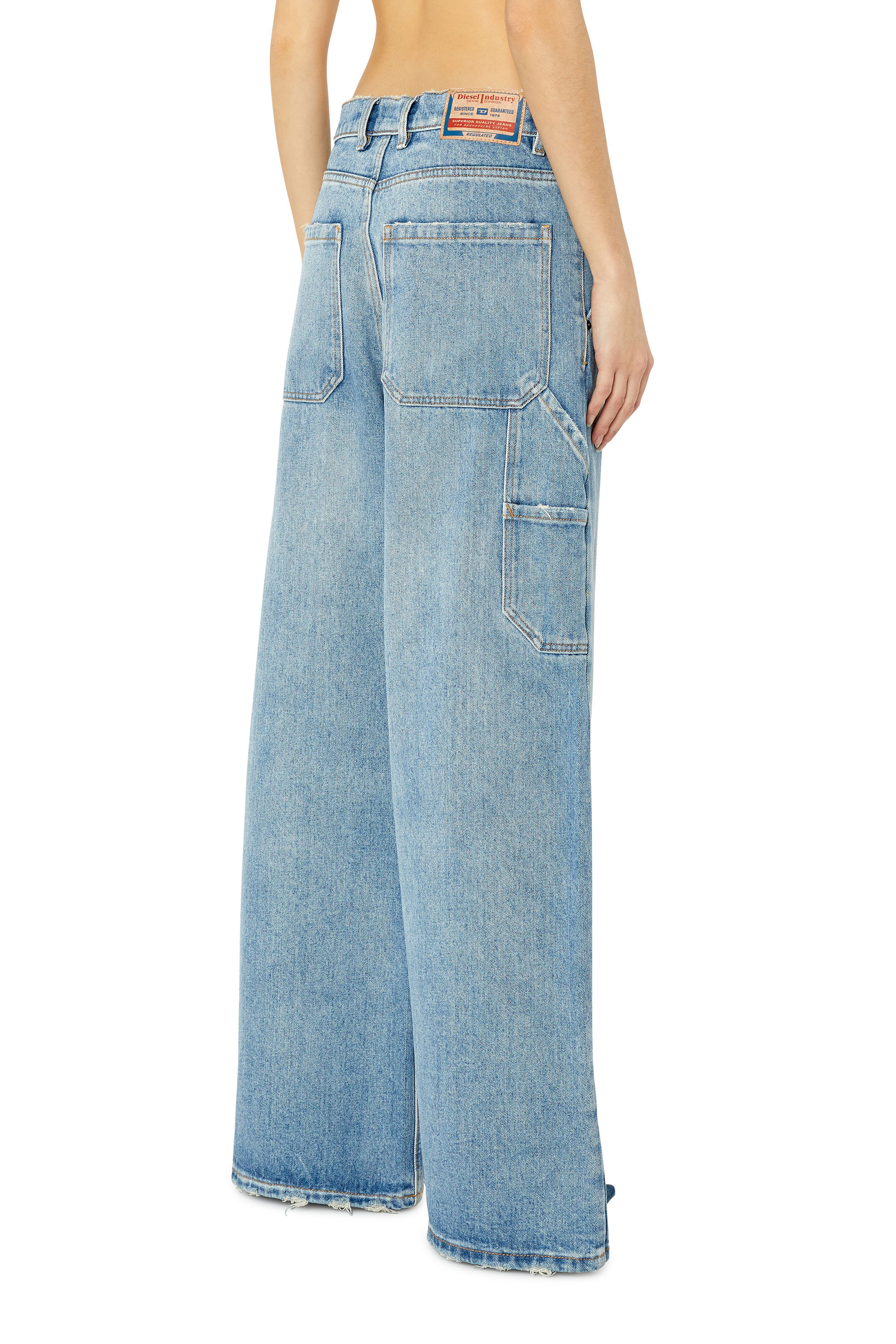 Diesel - Straight Jeans 1996 D-Sire 0EMAG, Light Blue - Image 2