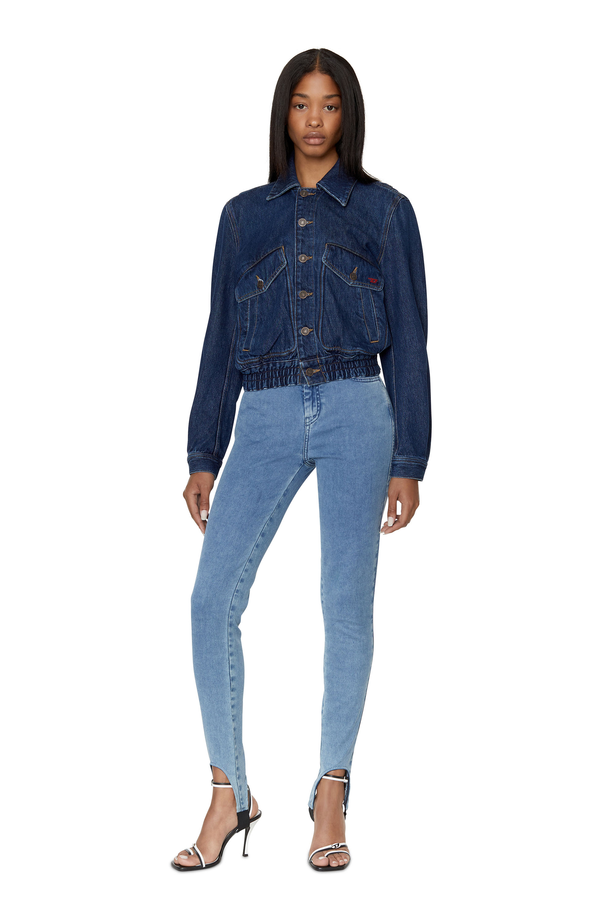 Diesel - DE-TRACY BOMBER JACKET, Dark Blue - Image 2
