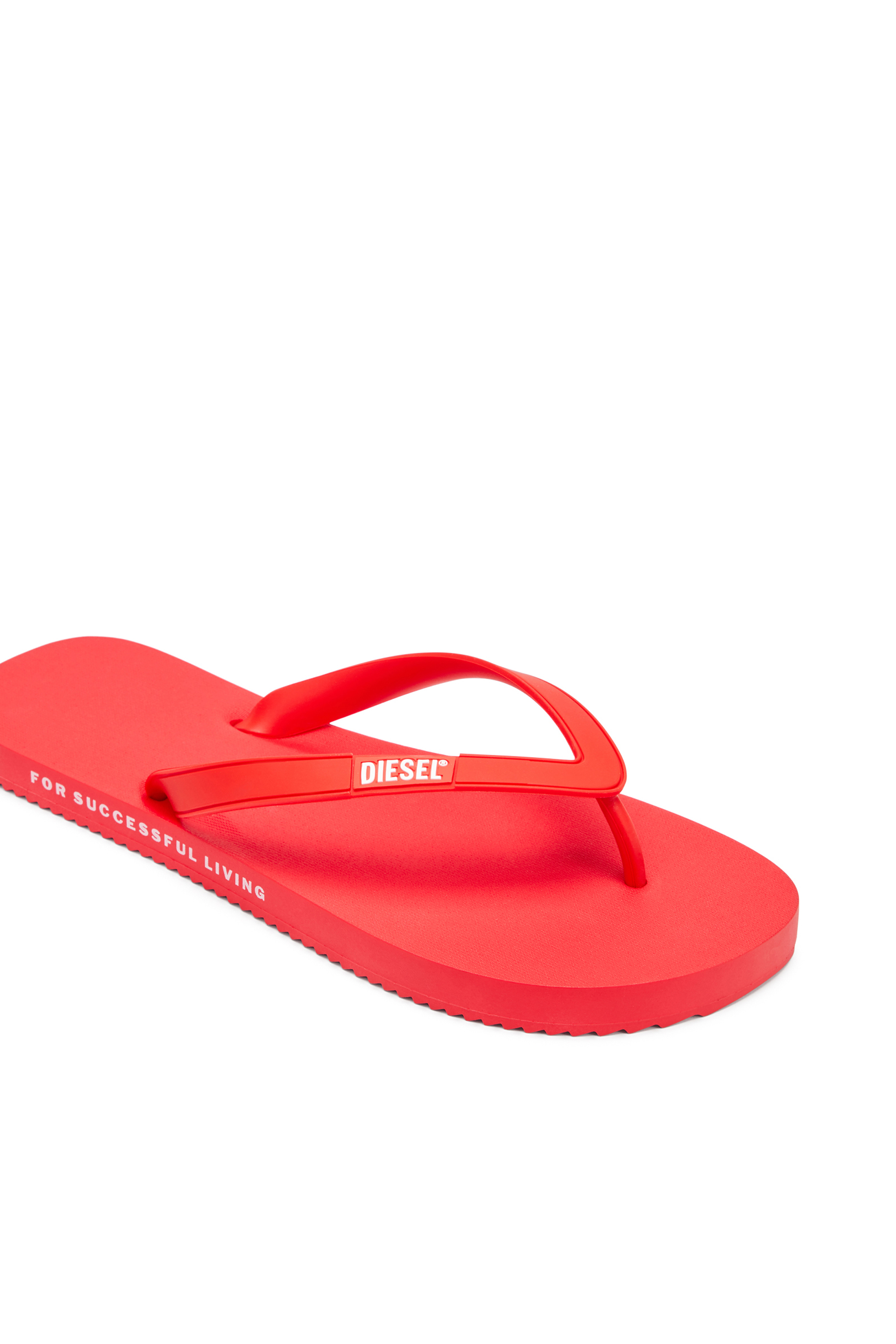 Diesel - SA-RIO W, Woman's Rubber flip-flops in Red - 6