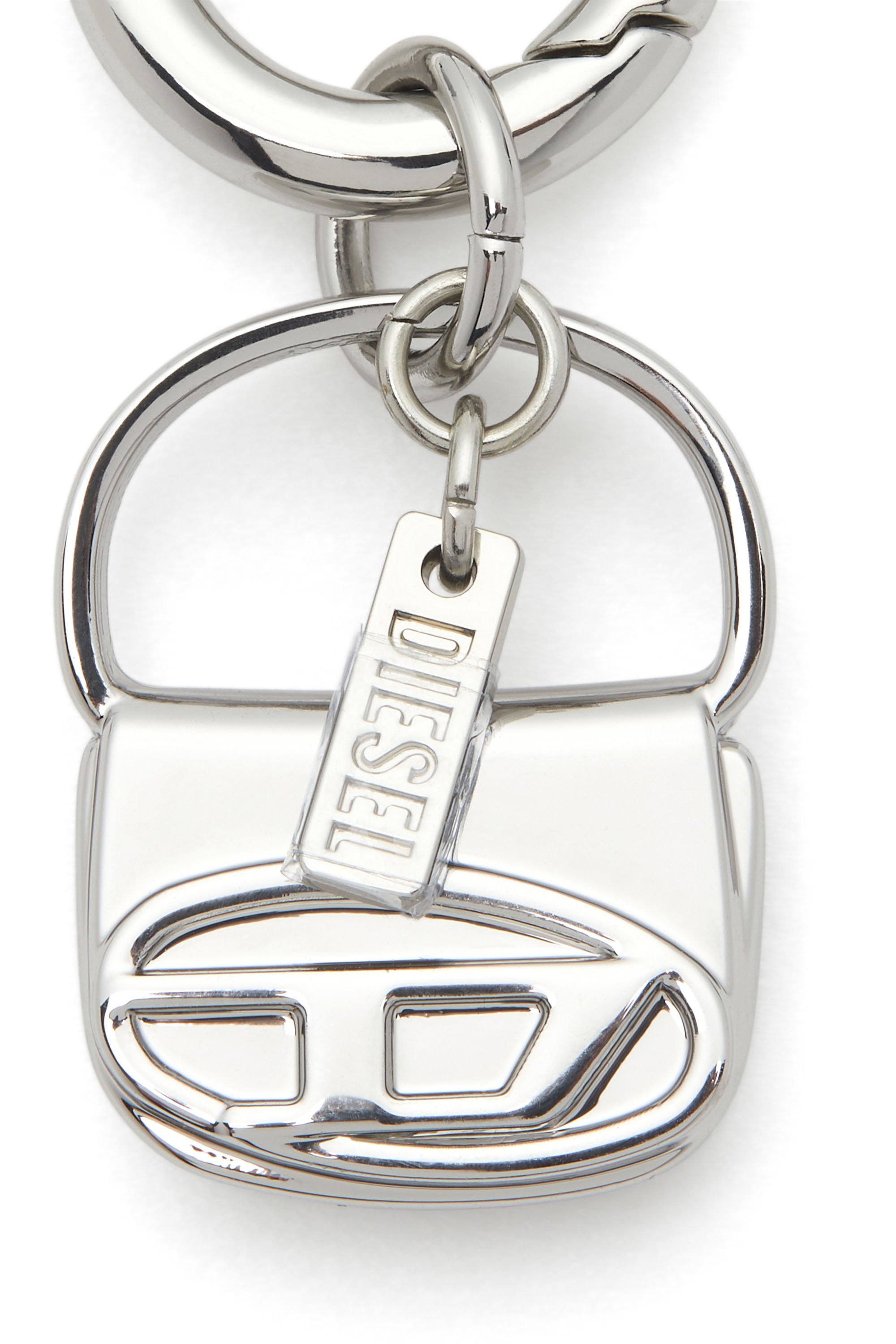 Diesel - CHARM-1DR, Woman's Metal charm with mini 1DR charm in Silver - 3
