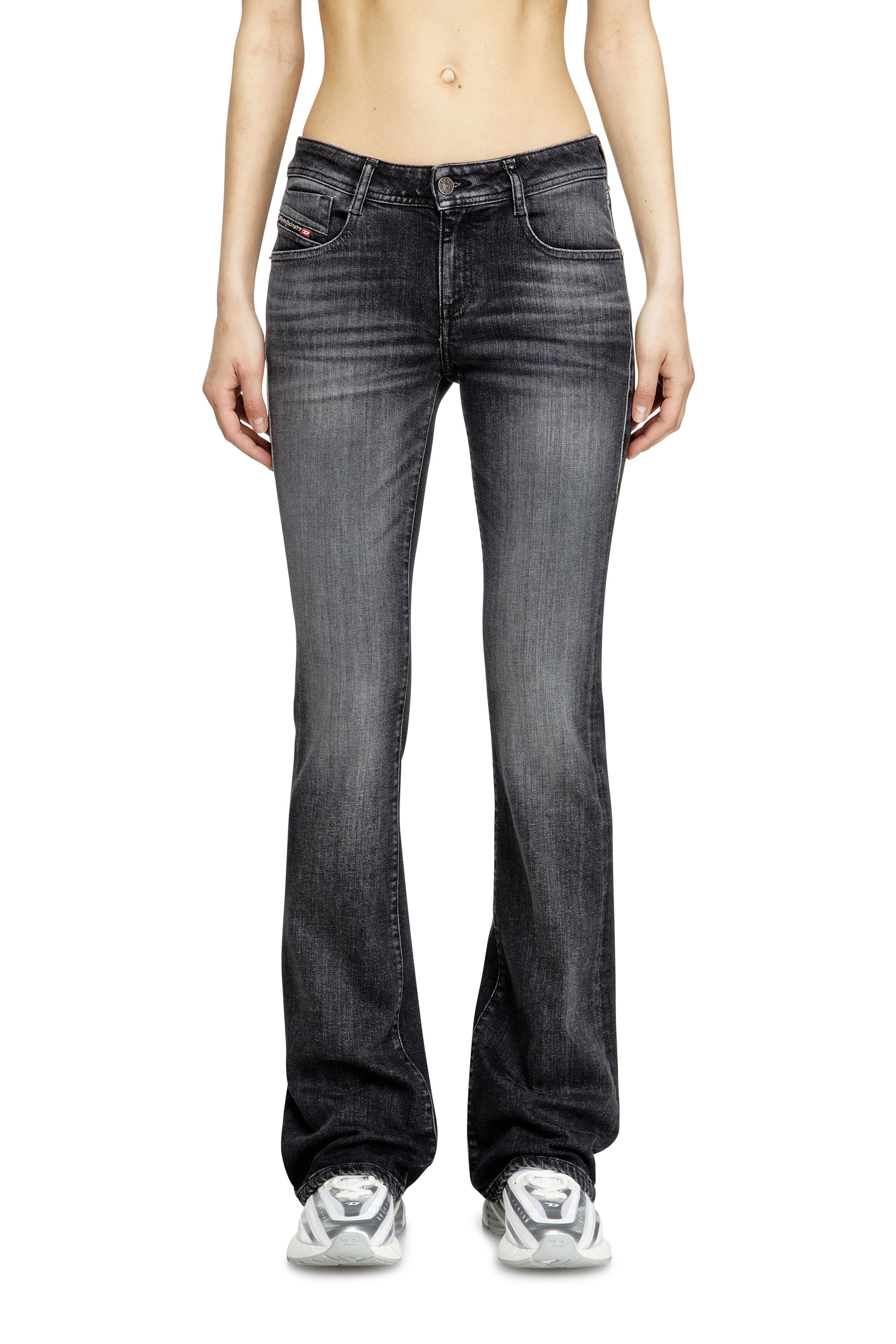 Bootcut Jeans 1969 D-Ebbey 09L98, Black/Dark grey Diesel - Woman's Bootcut Jeans 1969 D-Ebbey 09L98, Black/Dark grey - 3